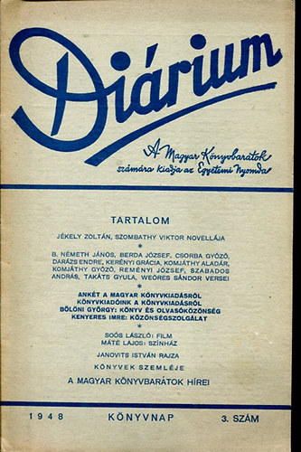 Kenyeres Imre (szerk.) - Dirium 1948 Knyvnap 3. szm