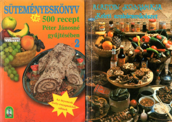 Liscsinszky Bla, Turs Emil, Pter Jnosn, Raj Tams-Olh Tams - 4 db szakcsknyv: Aladdin konyhja + Stemnyesknyv 500 recept Pter Jnosn gyjtsben 2 + Gyorstelek szakcsknyve + Reform Szakcsknyv