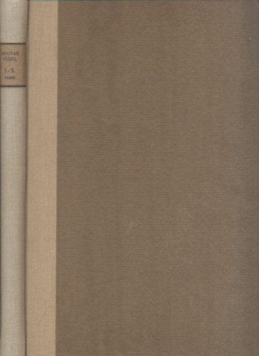 Pelb�rt Jen� F�szerkeszt� - Magyar V�zjel 1-5. - Az els� �t lapsz�m egybek�tve
