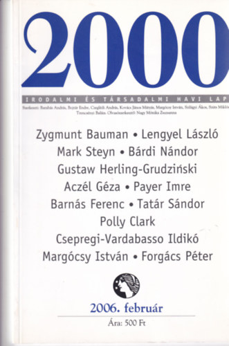 2000 Irodalmi �s T�rsadalmi Havi Lap - 2006. Febru�r