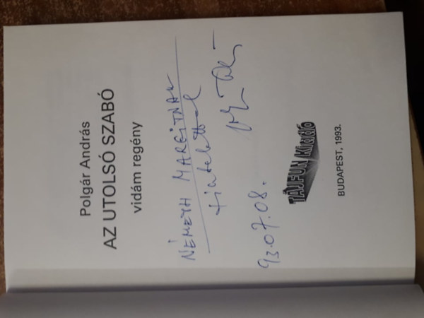 Polg�r Andr�s - Az utols� szab�