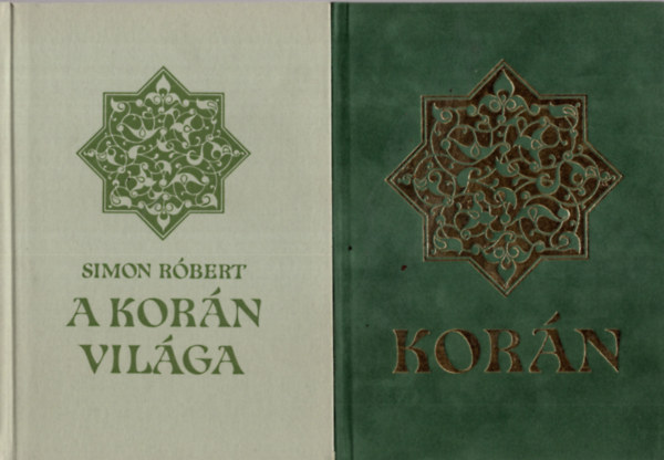 Simon Róbert (ford.) - Korán - A Korán világa I-II. (bársony kötésben, tokban)