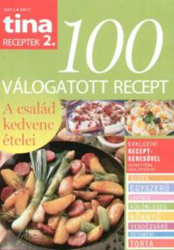 Tina receptek 2. - 100 vlogatott recept