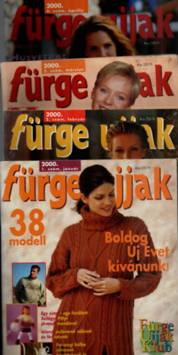 Nmeth Magda (fszerk.) - Frge ujjak magazin 2000. vfolyam. (1-12. szm, teljes vfolyam.)
