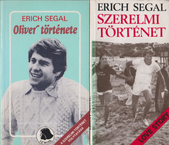 Erich Segal - Szerelmi t�rt�net + Oliver t�rt�nete (2 k�tet)