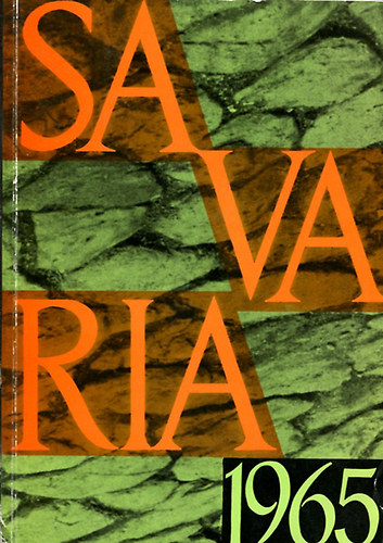 Savaria 1965 (A Vas Megyei Múzeumok értesítője)