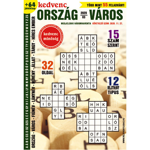 Kedvenc Ország Város 2020/3