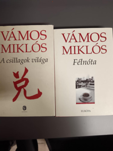 2db V�mos Mikl�s k�nyv -F�ln�ta+A csillagok vil�g�ban