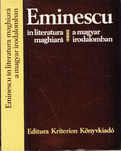 Mózes Huba (szerk.) - Eminescu a magyar irodalomban