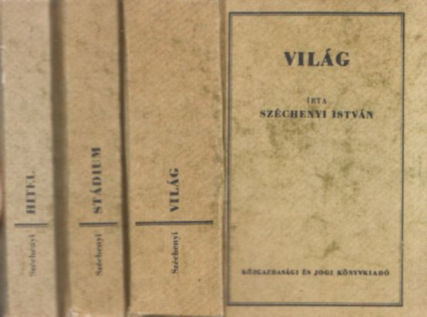 Széchenyi István - Világ + Stádium + Hitel (3 db számozott minikönyv)