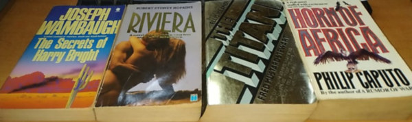 Robert Sydney Hopkins, Philip Caputo, Fred Mustard Stewart, Joseph Wambauch - Horn of Africa + Rivera + The Secrets of Harry Bright + The Titan (4 ktet)