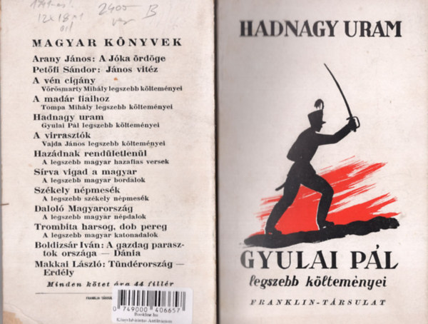 Gyulai P�l - Hadnagy uram (Gyulai P�l legszebb k�ltem�nyei)