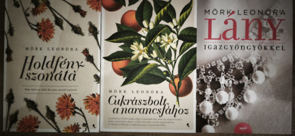 M�rk Leon�ra - 3db M�rk Leon�ra m� - Holdf�nyszon�ta, Cukr�szbolt a narancsf�hoz, L�ny igazgy�ngy�kkel