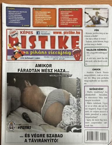 Száraz Attila (Főszerk.) - Pistike 2019. január - XXV. évfolyam 1.
