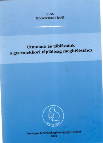 Dr. Pintr Attila (lektor) - tmutat s tblzatok a gyermekkori tplltsg megtlshez ( Mdszertani levl 3. sz. )