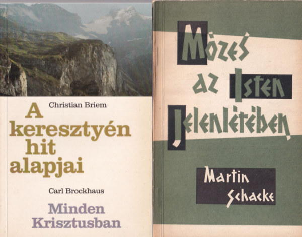 Christian Briem, Martin Schacke, Gerhard Salomon, Richard Bennett - 4 db vallsi knyv : Isten keresse + Mirt szenvednk? + Mzes az Isten jelentltben + A keresztyn hit alapjai