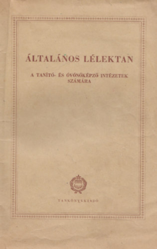 Dr. Kardos Lajos - ltalnos llektan (A tant- s vnkpz intzetek szmra)