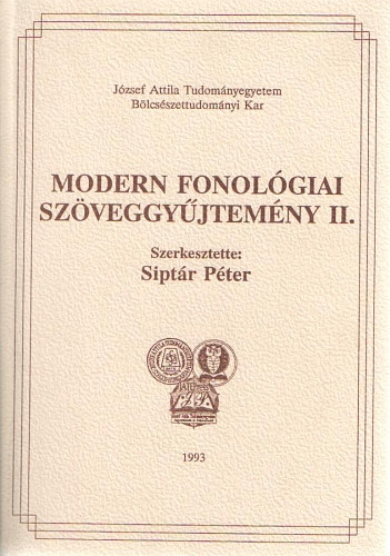 Sipt�r P�ter (szerk.) - Modern fonol�giai sz�veggy�jtem�ny II.