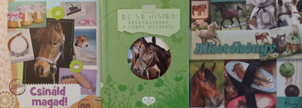 Venke Eiane Saether, Andrea Berlin - El se hiszed! rdekessgek a lovak vilgbl  + Csinld magad! PennyGirl + Ponyclub Alkotknyv (3 m)
