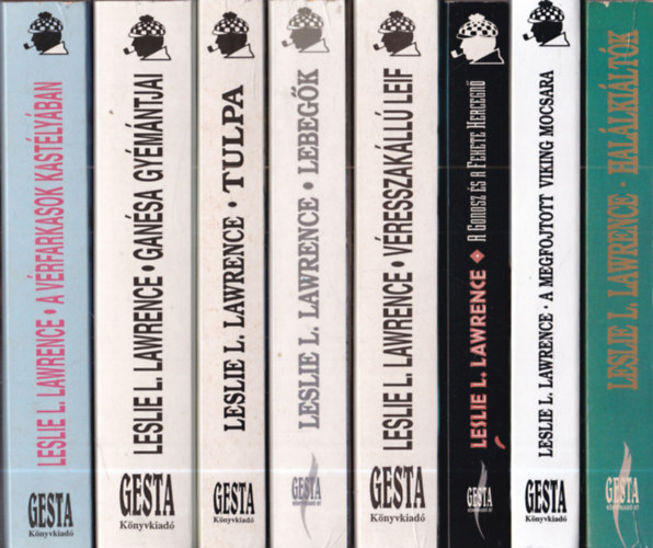 Lőrincz L. László, Leslie L. Lawrence - 8 db. Lőrincz L. László: A vérfarkasok kastélyában + Ganésa gyémántjai + Tulpa + Lebegők + Véresszakállú Leif és a lávamező + A Gonosz és a Fekete hercegnő + A megfojtott viking mocsara + Halálkiáltók