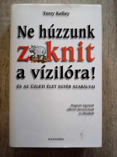 Terry Kelley, Glosi Klra (szerk.), Mszros Orsolya (ford.) - Ne hzzunk zoknit a vzilra! - s az zleti let egyb szablyai (Hogyan legynk sikeres beosztottak s fnkk)
