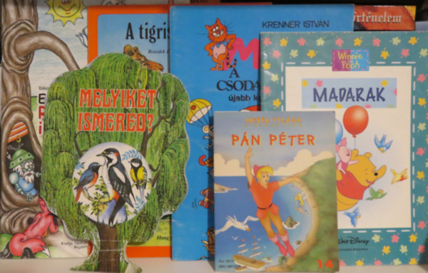 Diszegi Judit, Krenner Istvn, Fekete Mikls, Schmidt Egon - 6 db mese s ismeretterjeszt fzet: Pn Pter; Melyiket ismered; Micimack - Madarak; Micu, a csodakandr; A tigris s a nyl; Robotfldi ismersk
