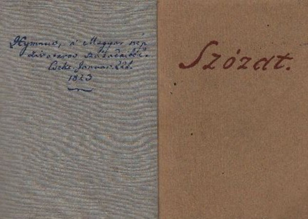 Vrsmarty- Egressy; Klcsey-Erkel - Szzat + Himnusz (A gondolattl a vilghrig)- 2 m