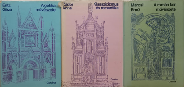 Entz Gza, Zdor Anna, Marosi Ern - Mvszettrtneti knyvcsomag