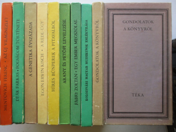 T�bb szerz� - 8 db T�ka sorozatb�l (Fogs�gom t�rt�nete, Az �j vil�gn�zet, Egy ember megsz�lal..)