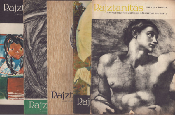 Juhsz Antal (szerk.) - Rajztants - Az Oktatsi Minisztrium mdszertani folyirata - V.vf. 1963/1-6.szm teljes vfolyam