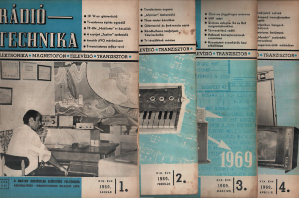 Stefanik Pl (szerk) - Rditechnika 1969. teljes vfolyam (1-12. szmonknt)