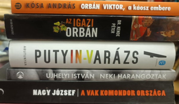 Kósa András, Dr. Kende Péter, Anna Arutunyan, Ujhelyi István, Nagy József - Poltikikai könyvcsomag