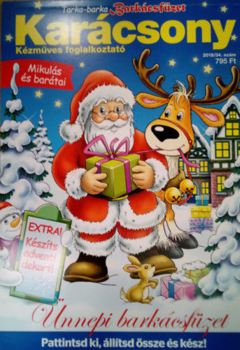 Kar�csony - K�zm�ves foglalkoztat� / �nnepi bark�csf�zet /