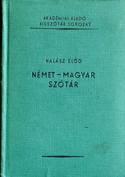 Halász Előd - Német-magyar szótár