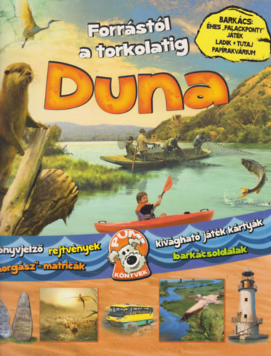 Dnsz Judit, Pallos gnes, Simon Melinda - Forrstl a torkolatig Duna /Knyvjelz, rejtvnyek, "horgsz"-matrick, kivghat jtk krtyk, barkcsoldalak/