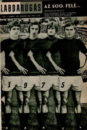 Labdargs 1975. Jan.-Dec. XXI. vf. 1-12. Teljes vfolyam