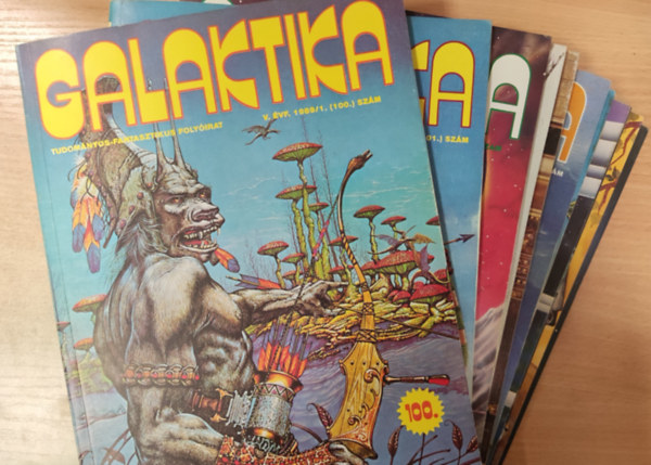 Sziládi János (főszerk.) - Galaktika-V. évfolyam 1-12. (100-111.) szám, 1989. (teljes évfolyam, számonként)