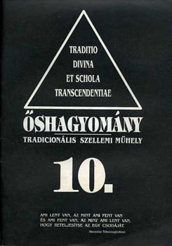 Titus Burckhardt - shagyomny tradicionlis szellemi mhely 10.