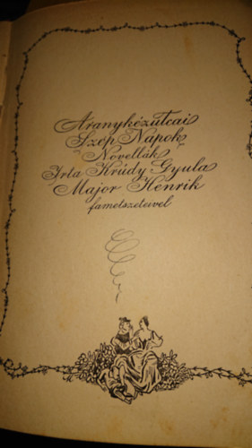 Krdy Gyula - Aranykz utcai szp napok