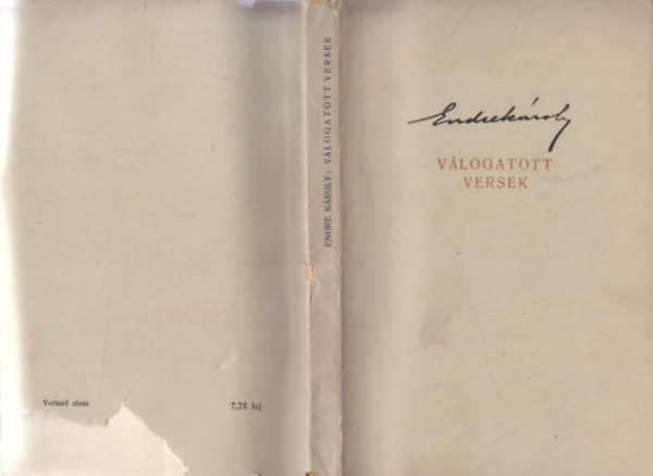 Endre K�roly - V�logatott versek (dedik�lt)
