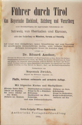 F�hrer durch Tirol, das Bayerische Hochland
