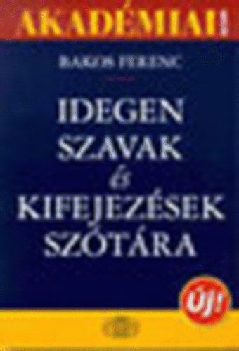 Bakos Ferenc - Idegen szavak s kifejezsek sztra CD-ROM