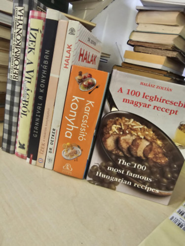 Dr. Olh-Kllai-Vadnai, Reader's Digest Association, Dr. Oetker, Halsz Zoltn - 7db szakcsknyv, KNYVMENT AJNLAT: Reformkonyha+ zek a vilgbl+ Giannival a konyhban+ zek vsrlk konyhjbl- Cora+ Dr. Oetker -Halak+ Karcsst konyha+ A 100 leghresebb magyar recept