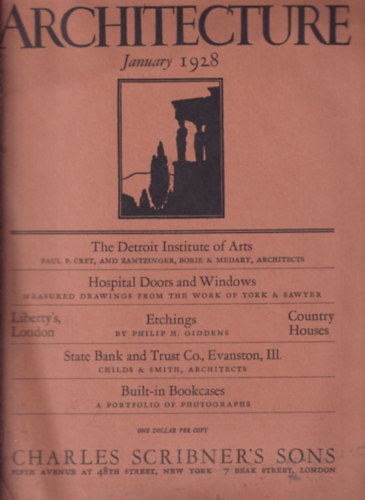 Architecture January 1928.