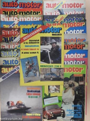 Pongrcz Gyrgy - Aut-Motor 1986. vfolyam ( 1- 24. szm)