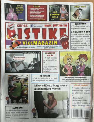 Száraz Attila (Főszerk.) - Pistike 2017. október . XXIII. évfolyam 10. szám