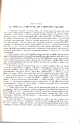 Dmtr Jnos - Sznt Kovcs Jnos alakja a kpzmvszetben - Klnlenyomat