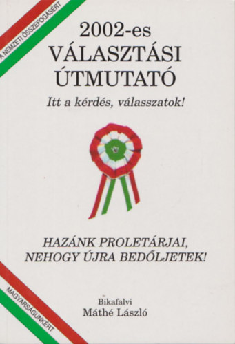 Bikafalvi Mth Lszl - 2002-es vlasztsi tmutat - Itt a krds, vlasszatok!