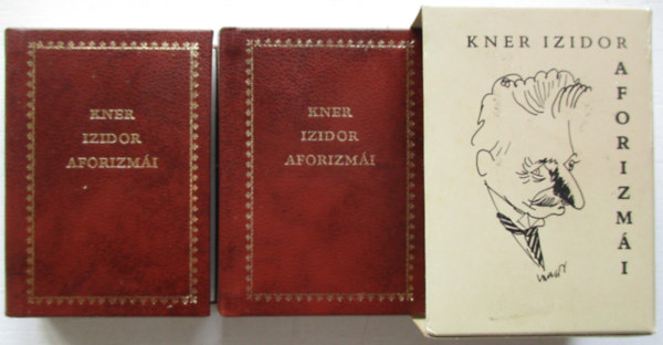 Kner Izidor aforizmi I.-II. - miniknyv (Vadsz Mikls rajzaival)