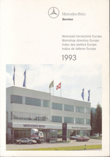 Mercedes-Benz Service 1993. (szervízkönyv)- többnyelvű